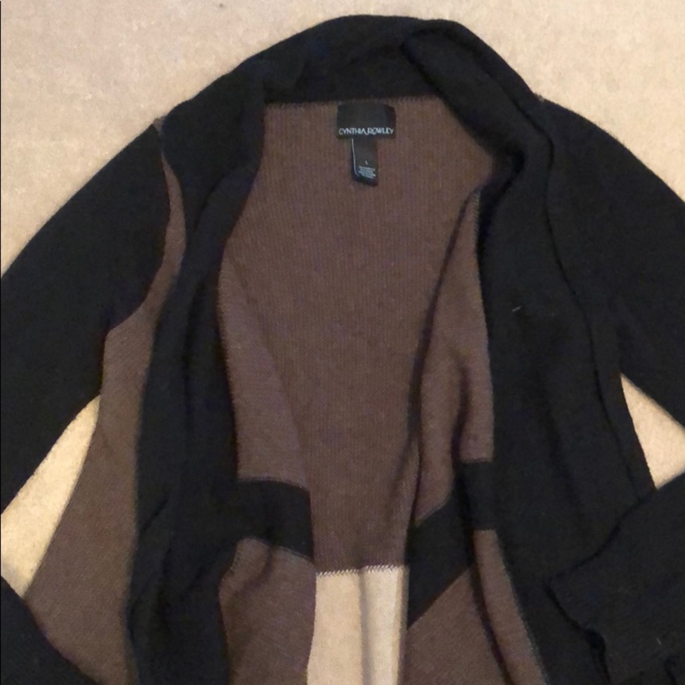 Color Block Cardigan - Picture 3 of 4